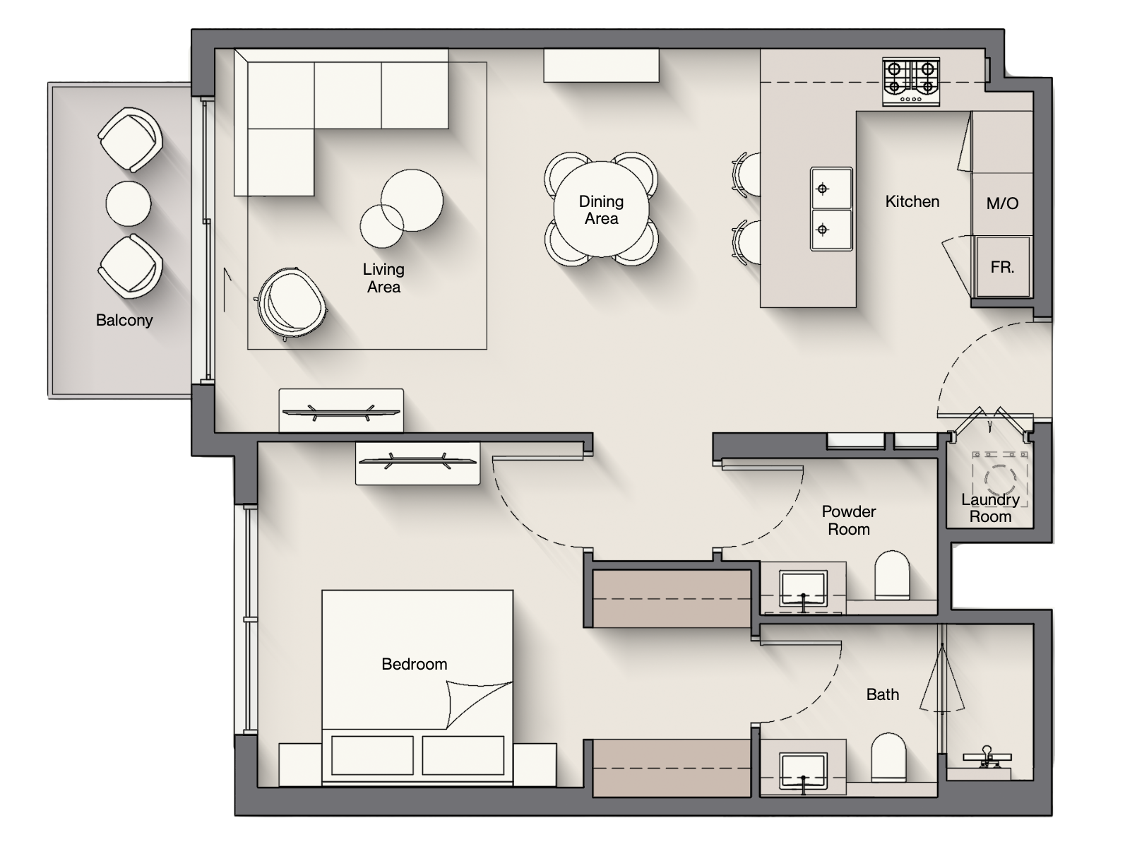 1 Bedroom